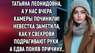 Татьяна Леонидовна, а у нас вчера камеры починили! Невестка заметила, как у свекрови…