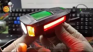 Farol LED sinalizador Luz Para Bike Velocímetro Alarme Relógio Configurações dicas como usa RAS-0808