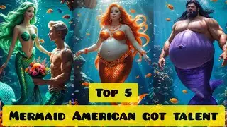 Top 5 latest mermaid American got talent show performance,#ai#talent#agt#americasgottalent#magic.