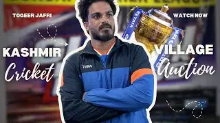 First Ever IPL Style Auction in a Kashmir Village|| Village Boys Sold in IPL-Style Auction|| 😍🏏 