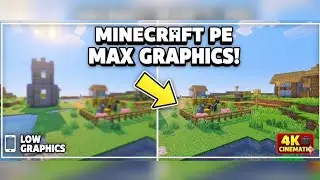 Minecraft PE but with 8K Ultra Realistic Graphics 😱 | Cinematic Village Tour