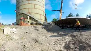360 VIDEO &ndash;&nbsp;West Hill Reservoir Roof Raising &ndash;&nbsp;City of Kent, WA