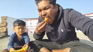 Pahli Bhar Samosa Bhat Khayan 🤫