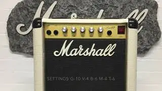 Marshall 1984 Lead 12 Solid State 1x10 Combo Model #5005 White Tolex Serial S12139