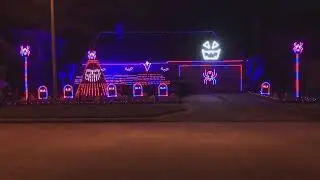 2025 Halloween Lightshow - Thriller