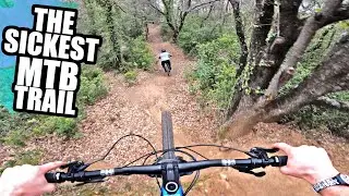 RIDING THE SICKEST MTB TRAIL AND HUGE JUMP LINES!