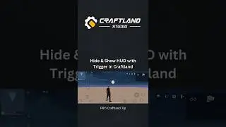 How to Make HUD Visible/Invisible with Trigger in Craftland Studio Mobile | Nexos Studio