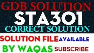 sta301 gdb 2 solution 2021|STA301 GDB|STA 301 GDB 2 2021