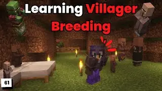 Learning Villager Breeding - One Block Minecraft 61