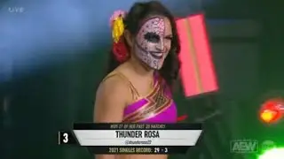Thunder Rosa Entrance AEW Dynamite: November 10, 2021