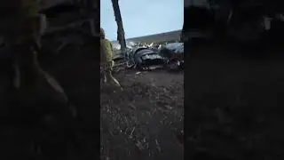Russian Shot down Ukraine Su-27 fighter jet #kyiv #ukraine #киев #украина