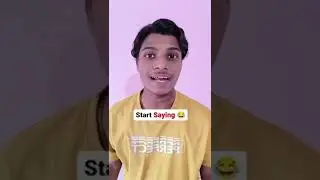 stop saying * chal bye *... start saying.... #hindi #shorts #memes
