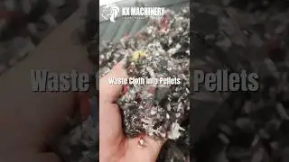 Waste cloth pellet mill RDF pellet machine SRF pellet production line solid waste management