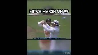 Mitch Marsh on 99 😭 #shorts #cricket #sad #mitchmarsh