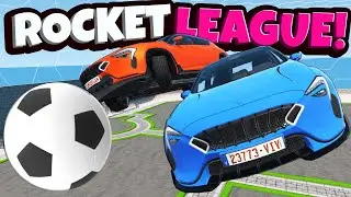 NEW ROCKET LEAGUE MOD is Insane in BeamNG Drive!