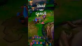 Gnar Vs Darius &mdash; SOLO 1V1  #leagueoflegends #lol #1v1 #gnar #darius
