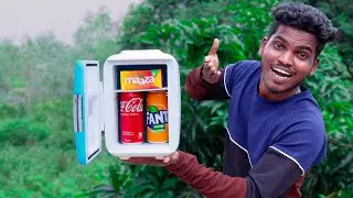 Smallest Mini Fridge Unboxing Testing | OMG Kutty Refrigerator....😄