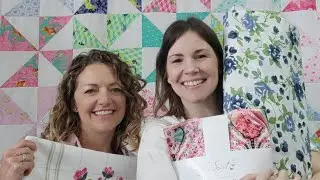 2 Pre-Orders by Tula Pink | Glaze by Libs Elliott | Shoreline Wideback Fabric by Camille Roskelley