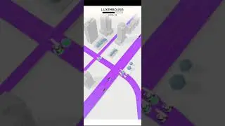 Traffix 3D - 116 level (LUXEMBOURG) walkthrough