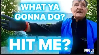 CRAZY AGGRESSIVE MAD MAN all for a camera/photography 🤷