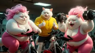 The Fat Cat&rsquo;s Funny Gym Journey: From Fluff to Fab #fypシ#fypシ゚viral #cutecats #catstory