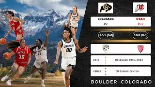 No. 8 Colorado vs No. 12 Utah | Pac-12 | 12.30.23