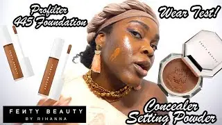 So This Is What Happened! Fenty Beauty Concealer and Setting Powder Pro Filter Foundation 445
