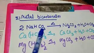 Thermal Decomposition of Metal Compounds. IX ICSE Chemistry