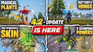 4.2 Update is Here Magical plants Butterfly wings Scorpio power | PUBG mobile 