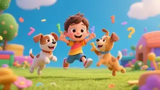 Counting Puppies Playing in the Park + More | Cute Puppy Counting Rhyme for Kids