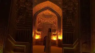 Registan at night