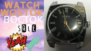 Vintage watch Wostok/Восток 18 jewels made in USSR Lot № 37