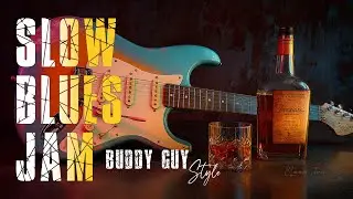 Epic Buddy Guy Inspired Solo Backing Track &mdash; Slow Blues Jam