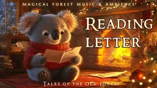 Koala READING LETTER Lofi 🎅 Cozy Ambience for Focus, Study & Calm