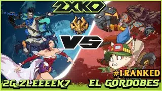 2XKO - 2G zLeeeek7 (Ahri/Ekko) vs EL Gordobes (Illaoi/Teemo) - 2XKO Fights!