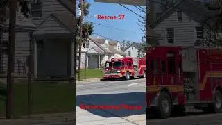 Rescue 57 Responding to an Environmental Rescue #qfd57 #goprohero8 #pierce #rescue57