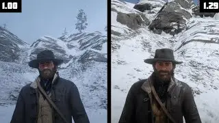 RDR 2 | Version 1.00 vs 1.29 | Arthur Morgan [4K]