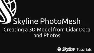 PhotoMesh Tutorials #9: Creating a 3D Model from Lidar Data and Photos