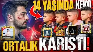 14 YAŞINDA 4 KEKO SENİ PARÇALARIZ DEDİ ARAYA ALDI! (ortalık karıştı) | PUBG Mobile