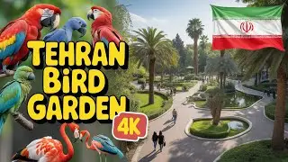 Calm Walk Through Tehran Bird Garden | 4K Nature & Birdsong — 20 min
