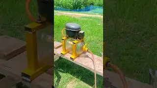 Homemade air compressor #viralvideo