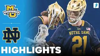 Marquette vs Notre Dame | NCAA College Lacrosse | Highlights - February 14, 2026