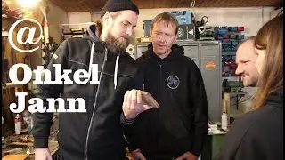 Besuch bei Onkel Jann, Feldschmiede Neu Ekels mit K&uuml;stenholz und Konterholz