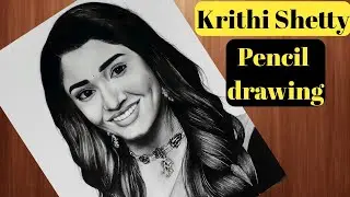 Krithi Shetty pencil drawing Full video-Innov Art