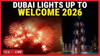 Dubai New Year 2026 LIVE I Fireworks At Burj Khalifa I Dubai Ushers In 2026 With Music, Lights