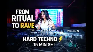 RITUAL TO RAVE presents: Hard Techno Live Set (15 Min) | By RADNI
