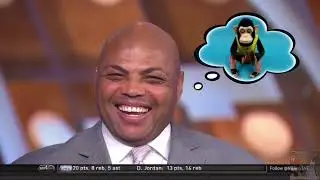 Inside the NBA - Monkey in the Brain. Charles Barkley Funny.