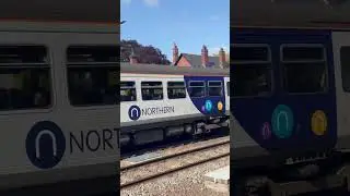 Northern Class 155 passing at speed by Ferriby #shorts #trains #railway #northernrail #commutertrain
