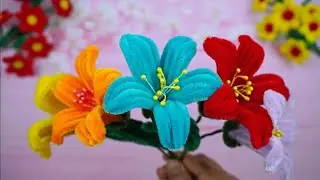 सिर्फ 5 मिनट में बनाएं यह सुंदर से फूल।।