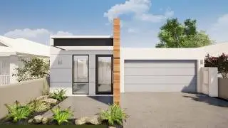 Malibu Rammed Earth Design For 10m Block Frontage